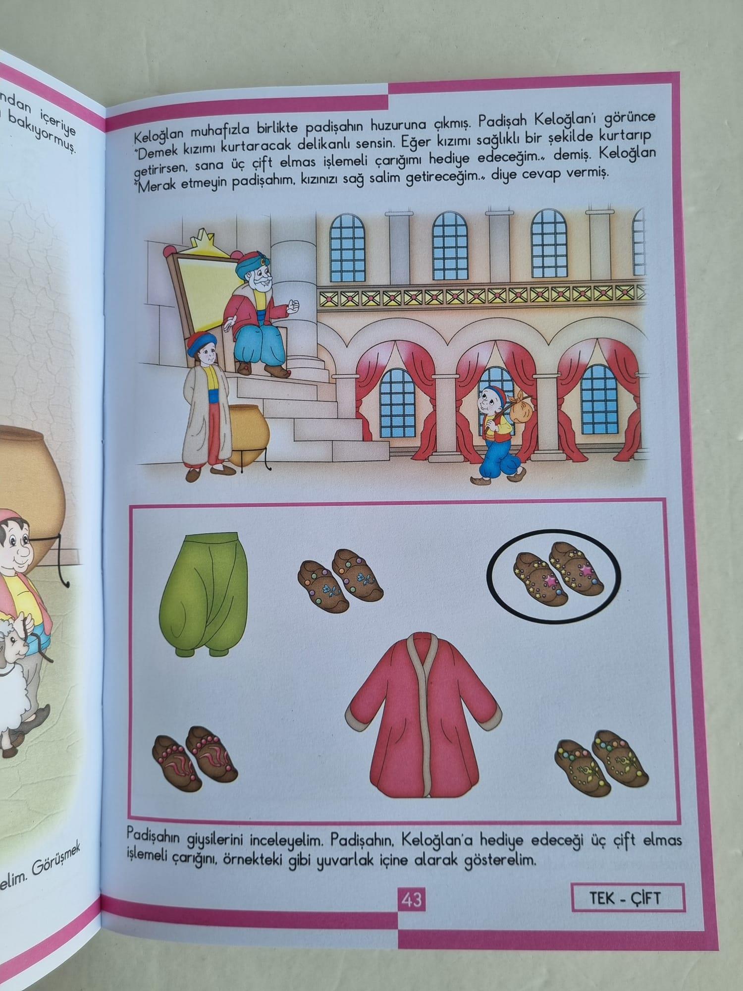 Masallarla kavramlar Bir varmış Bir yokmuş Keloğlan ile ZIT KAVRAMLAR 2 Sıra dışı okul öncesi eğitim ve aktivite Kitabı