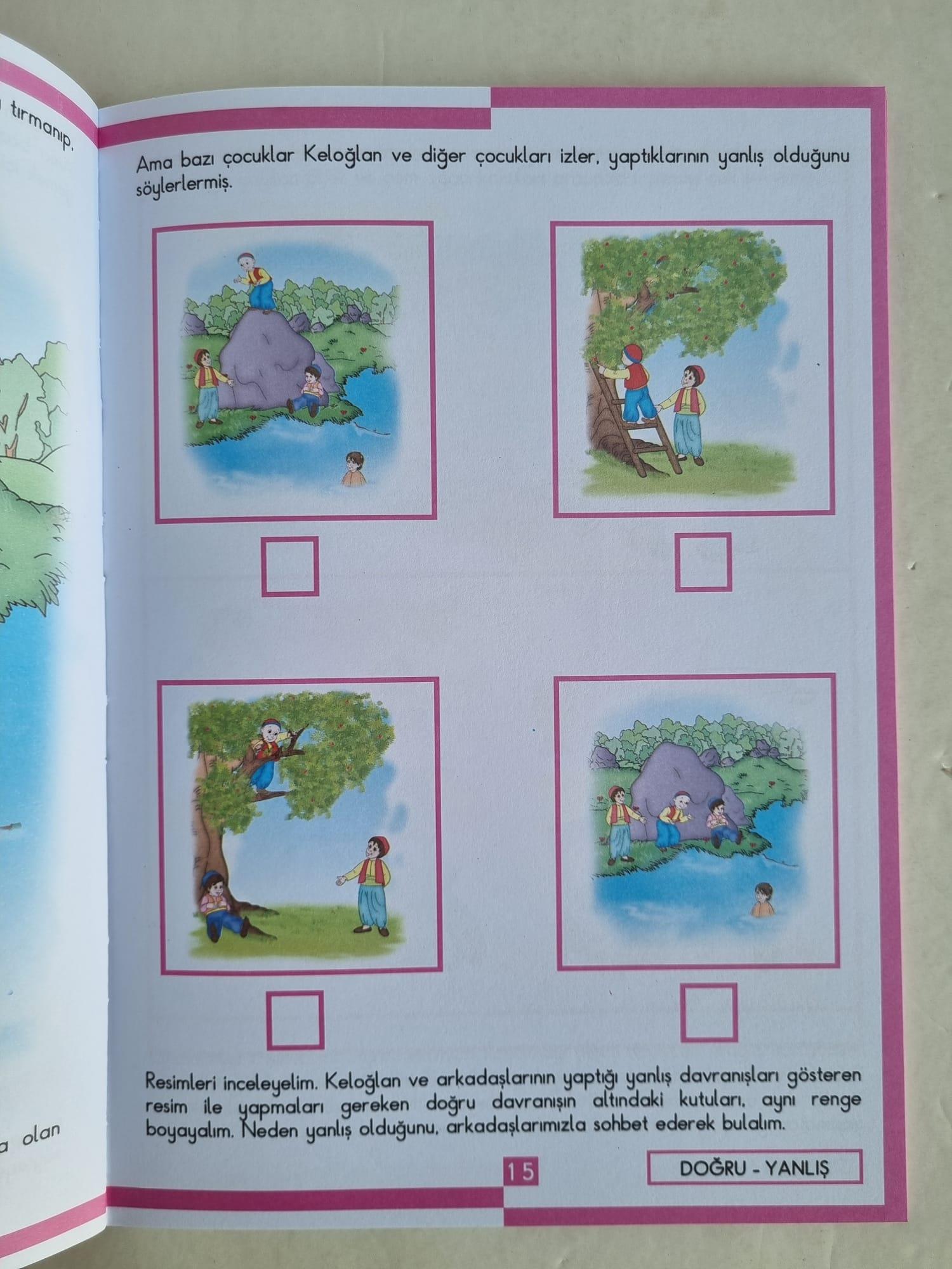 Masallarla kavramlar Bir varmış Bir yokmuş Keloğlan ile ZIT KAVRAMLAR 2 Sıra dışı okul öncesi eğitim ve aktivite Kitabı