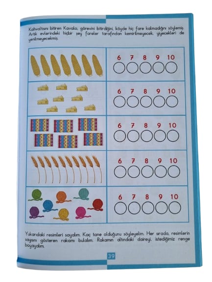 Masallarla kavramlar Bir varmış Bir yokmuş Fareli Köyün Kavalcısı ile MATEMATİK 2 Sıra dışı okul öncesi eğitim ve aktivite kitabı