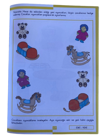 Masallarla kavramlar Nasrettin Hoca ile zıt kavramlar 1 ve Keloğlanla zıt kavramlar 2 okul öncesi 2li aktivite kitabı