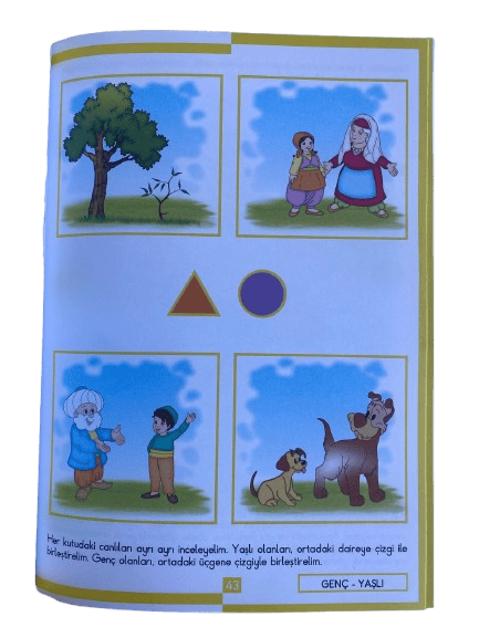 Masallarla kavramlar Nasrettin Hoca ile zıt kavramlar 1 ve Keloğlanla zıt kavramlar 2 okul öncesi 2li aktivite kitabı