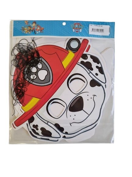 Maske 6 lı PAW PARTOL karton maske parti için çocuk maskesi