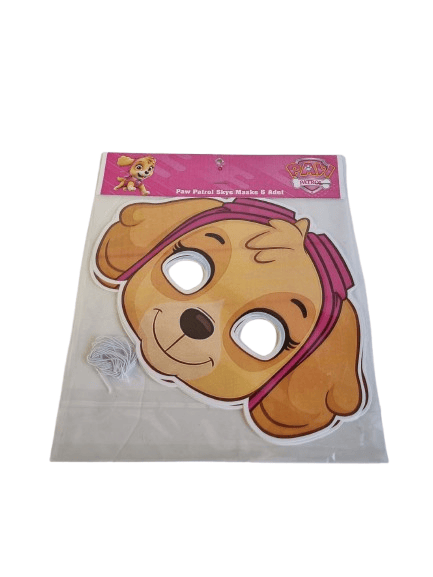 Maske 6 lı PAW PATROL SKY karton maske lastikli parti maskesi