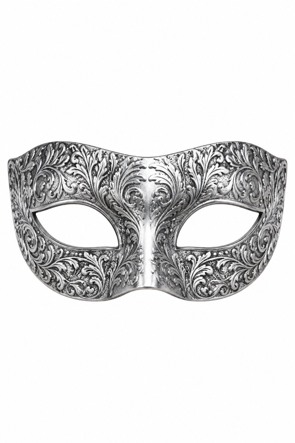 Maske Erkek Parti Maskesi Gümüş Venedik Balo- Halloween Davet Maskesi