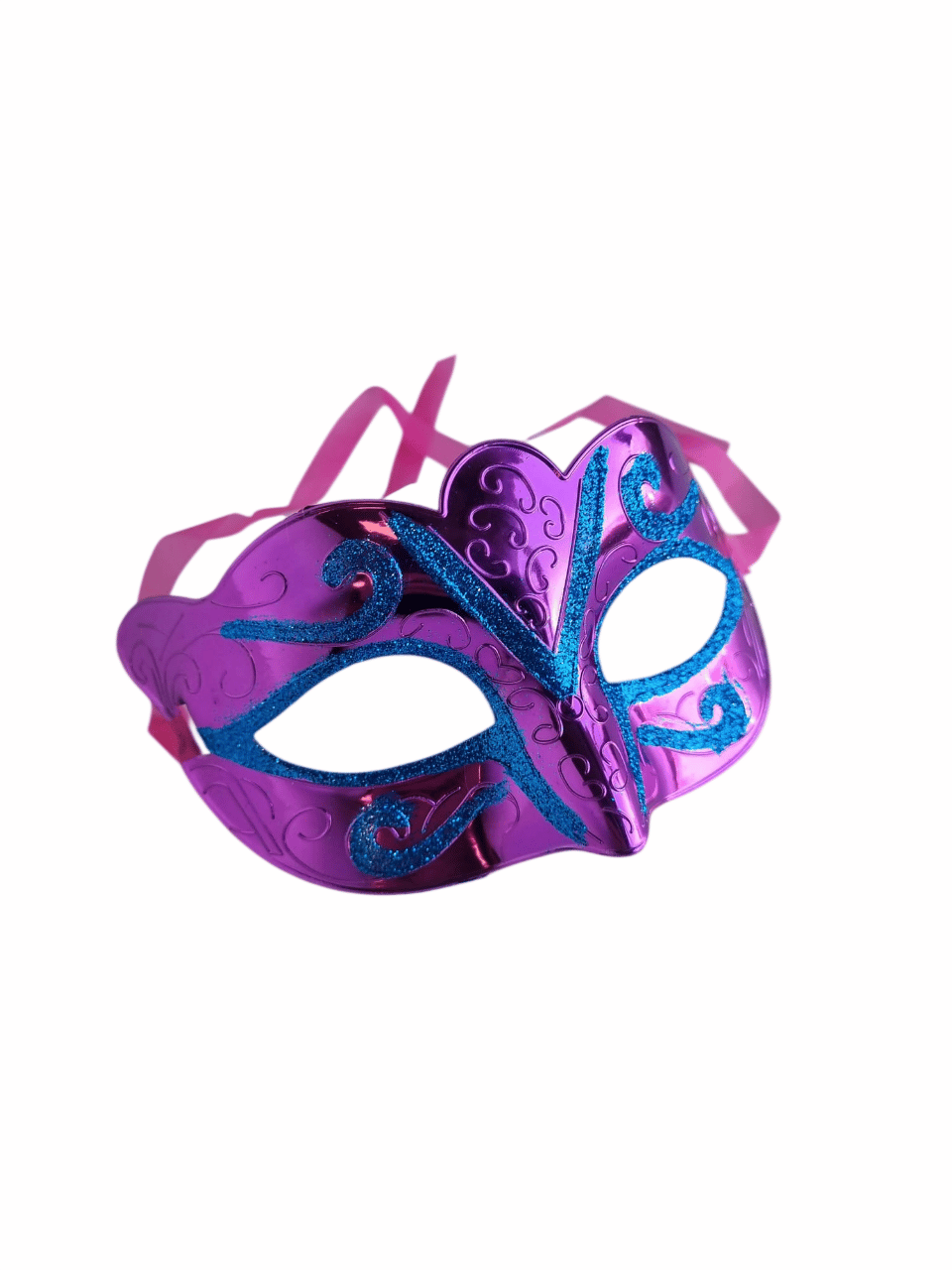 Maske göz çevresi simli kabartmalı MOR