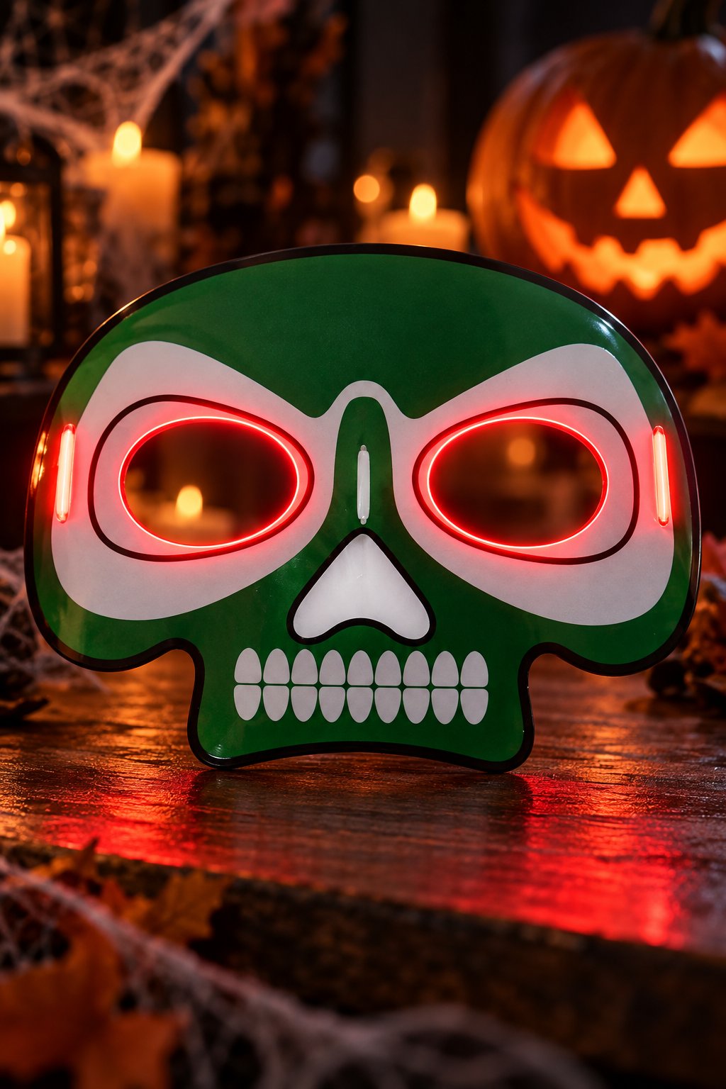 Maske parti maskesi KIRMIZI glow stick -