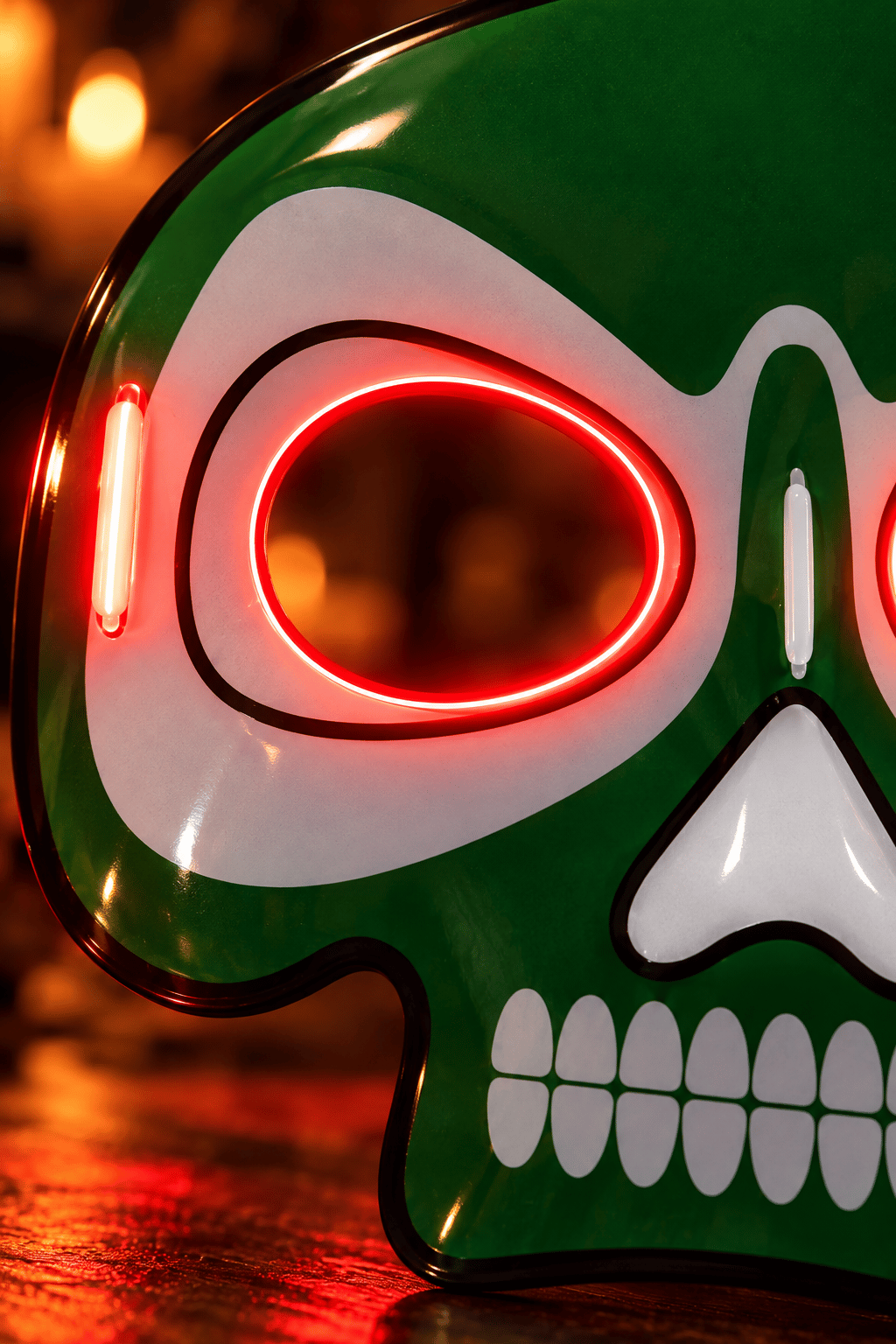Maske parti maskesi KIRMIZI glow stick -