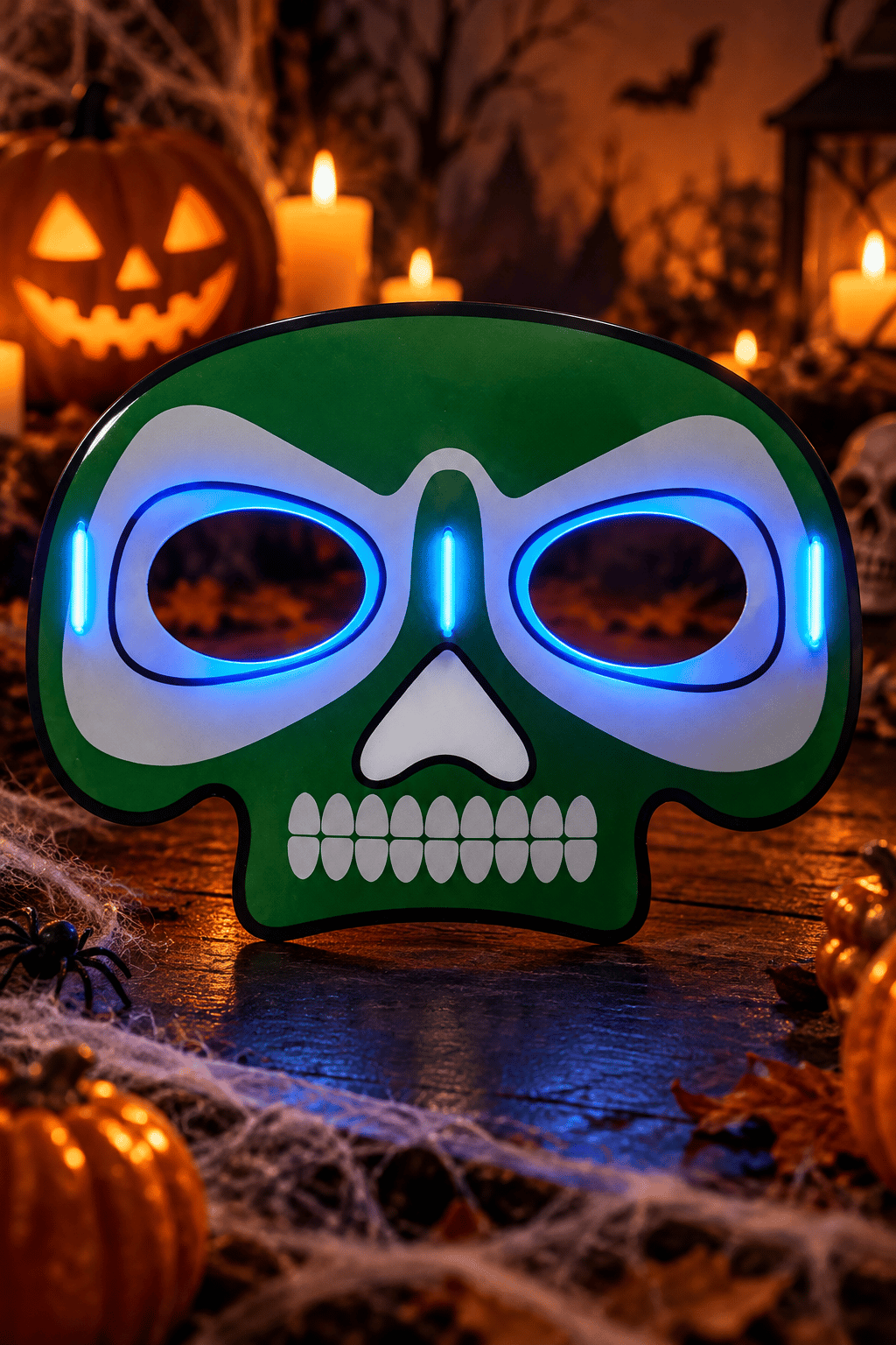 Maske parti maskesi MAVİ glow stick -