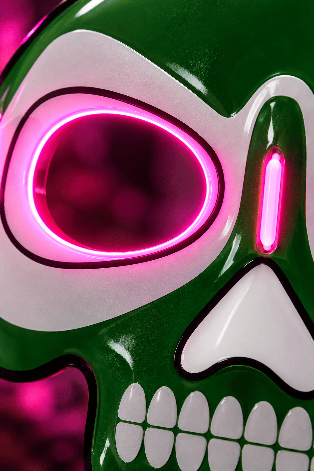 Maske parti maskesi PEMBE glow stick -