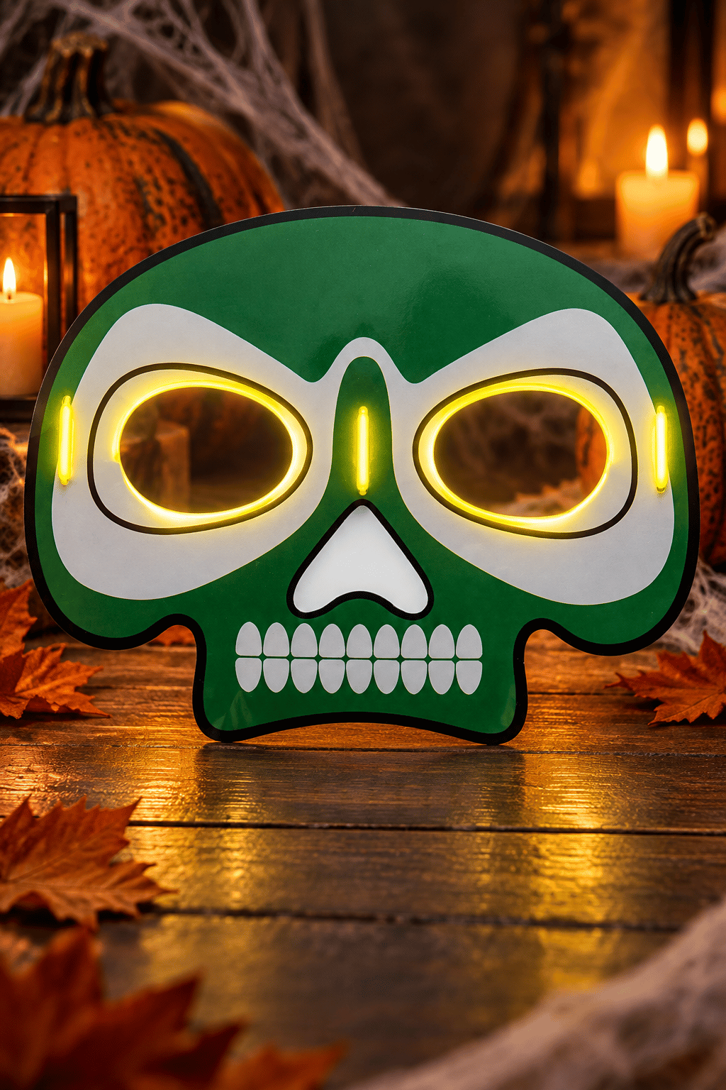 Maske parti maskesi SARI glow stick -