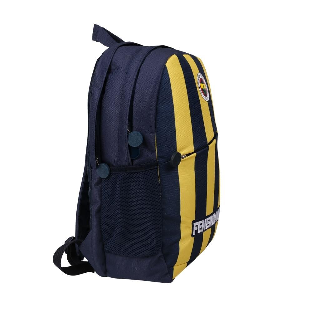 Me Çanta 3 Bölmeli Fenerbahçe Çubuklu Forma Desenli Okul Sırt Çantası 24756