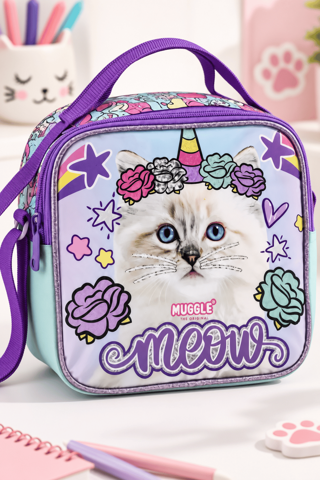 Mikro Muggle Pretty Cat Beslenme Çantası MU-9025