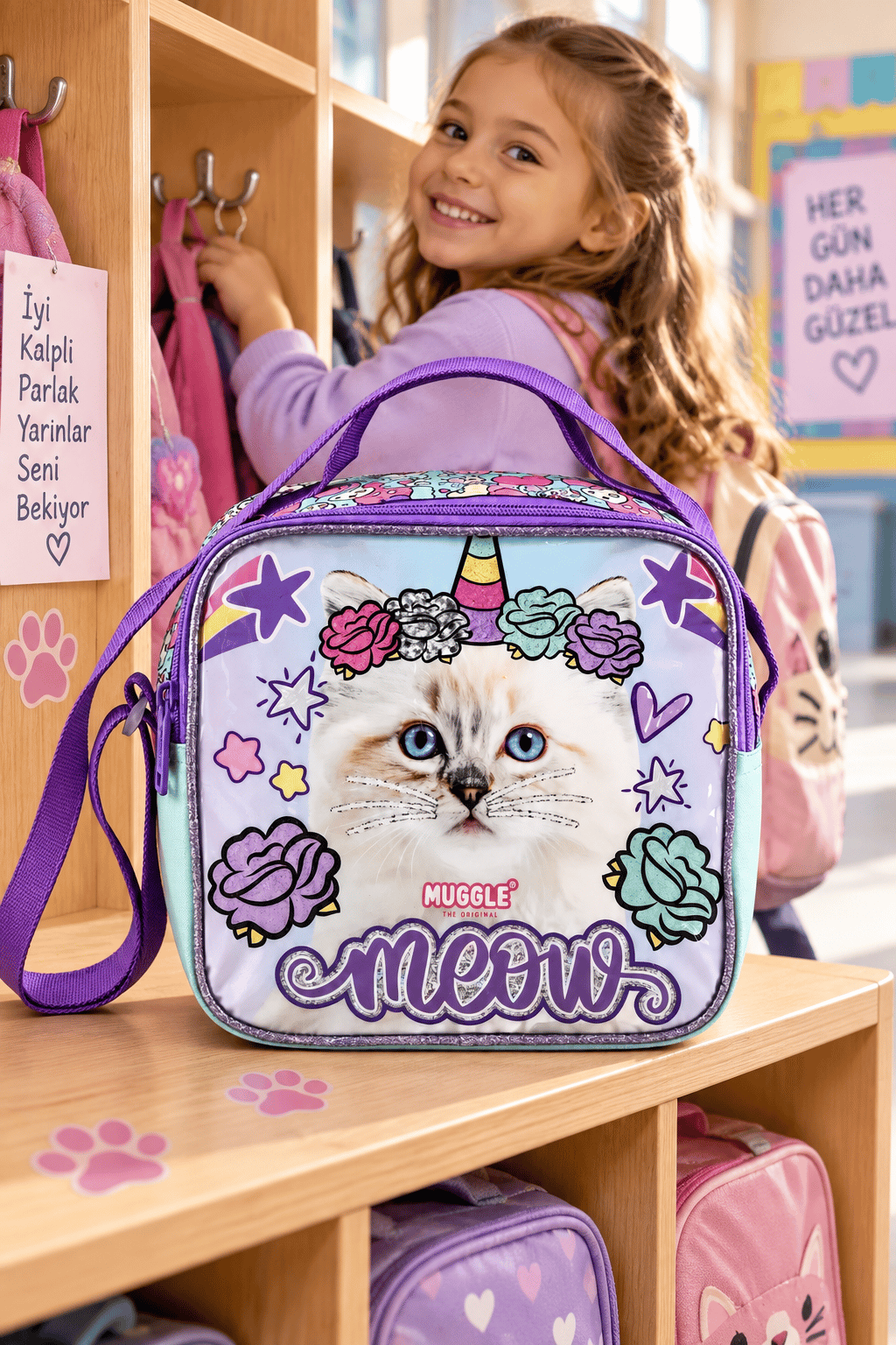 Mikro Muggle Pretty Cat Beslenme Çantası MU-9025