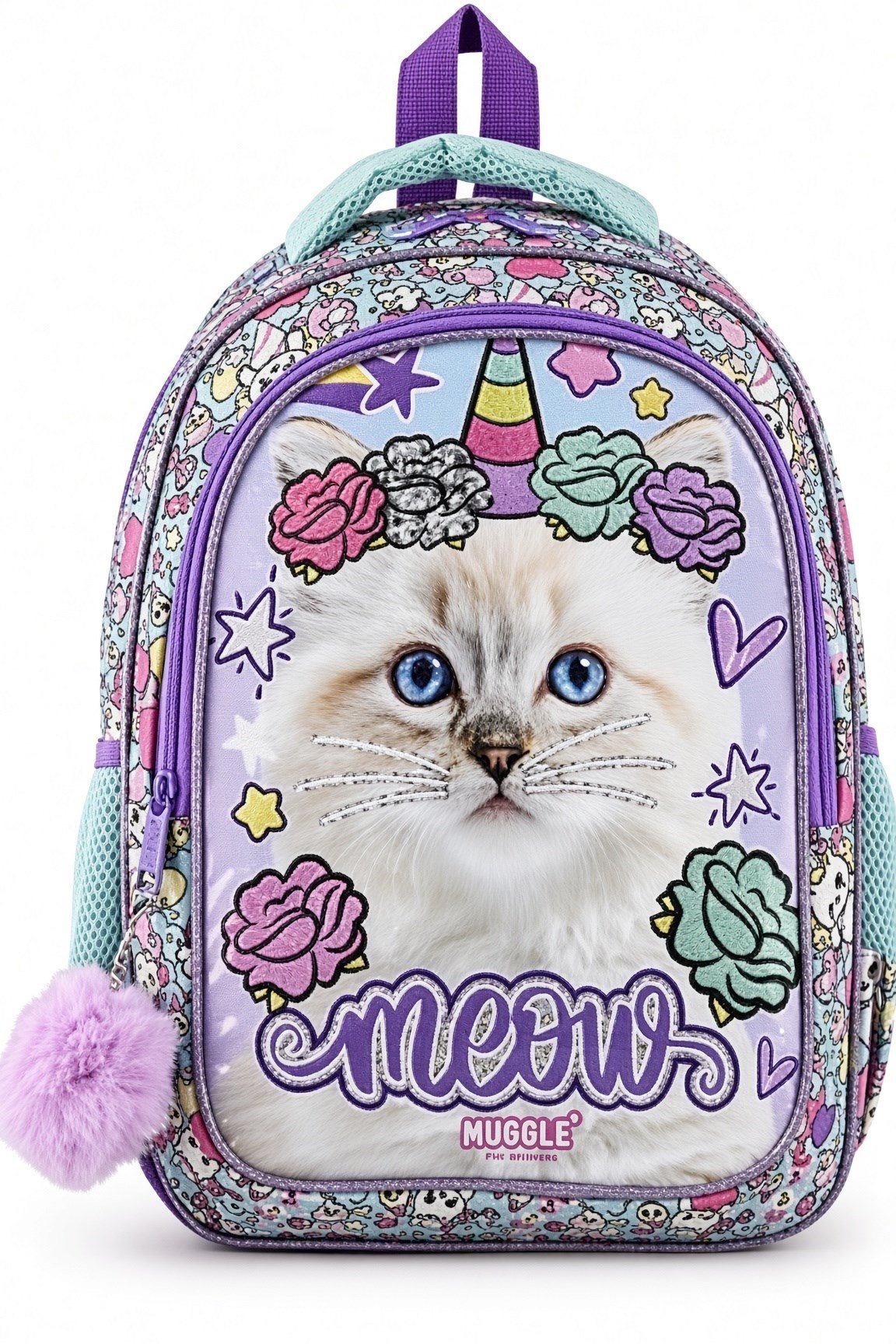 Mikro Muggle Pretty Cat İlkokul Çantası MU-9022