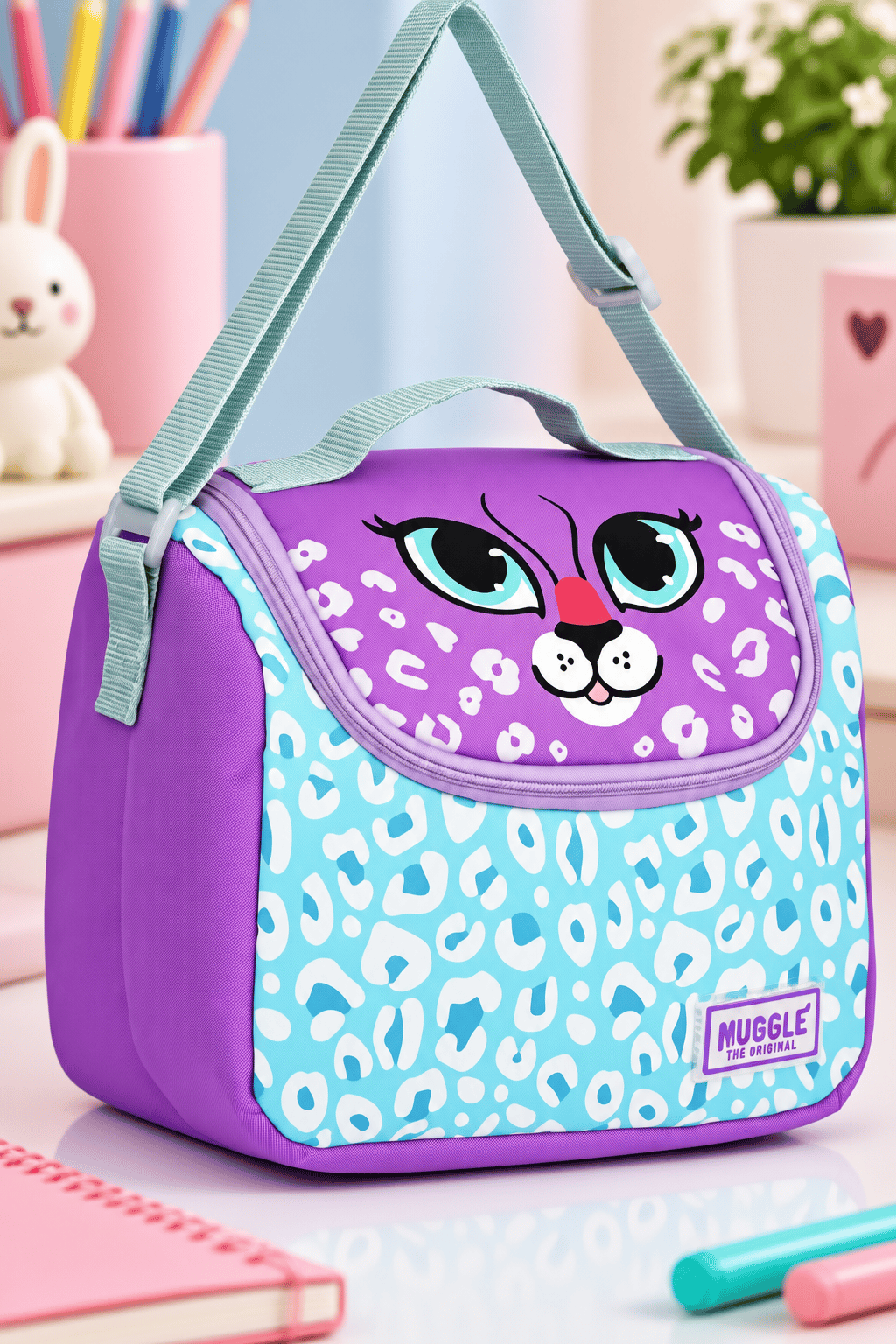 Mikro Muggle Shimmer Cat Beslenme Çantası MU-9052