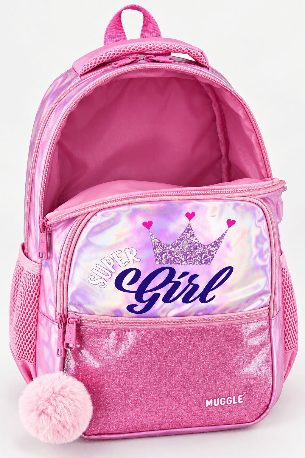 Mikro Muggle Süper Girl İlkokul Çantası MU-9039