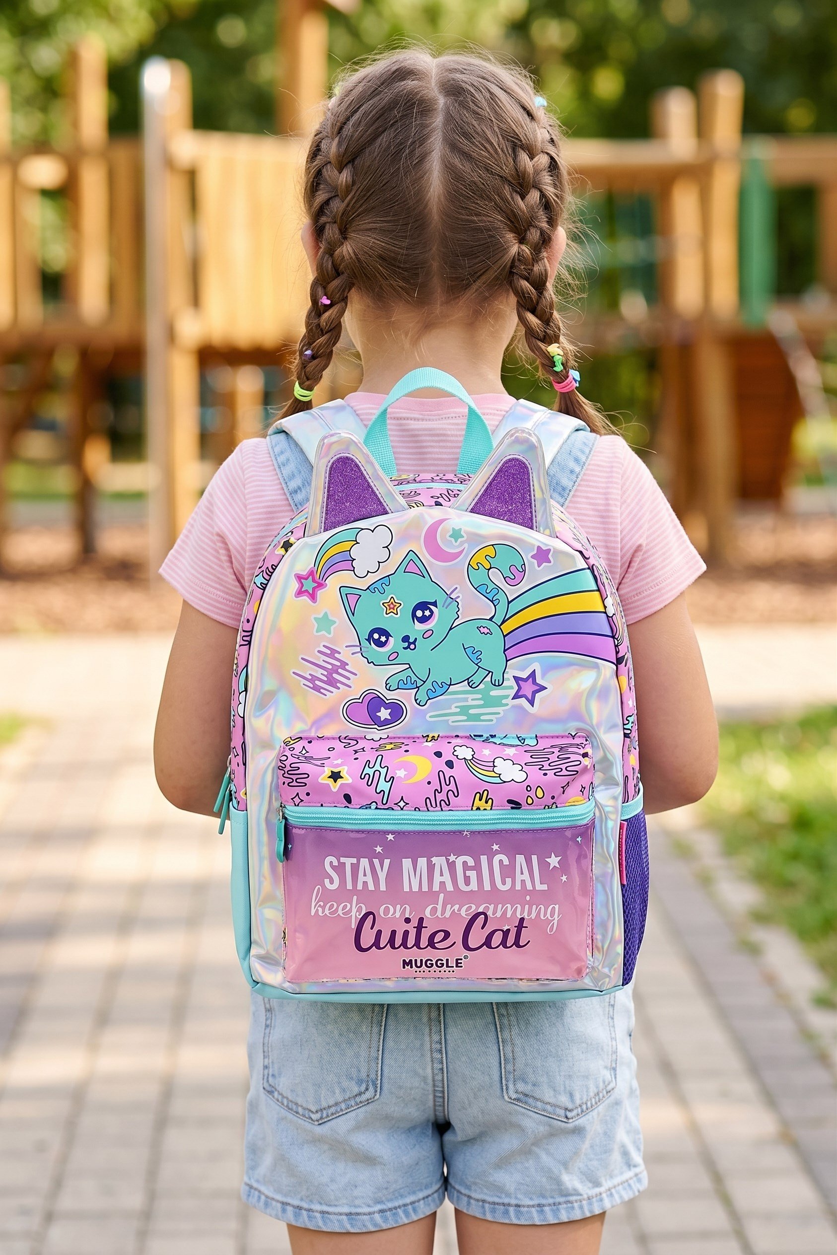 Mikro Muggle Sweet Cat İlkokul Çantası MU-9094
