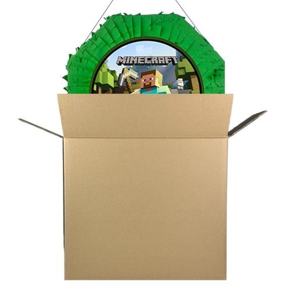 Minecraft Pinyata 42cm + Sopası Doğum Günü Eğlencesi Pinyata Patlatma Parti Zamanı