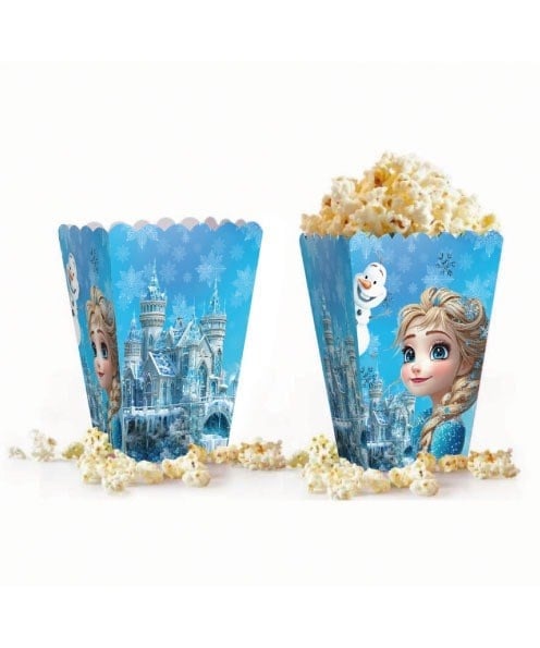 Mısır Kutusu Kar Prensesi / 8 Parça -Frozen