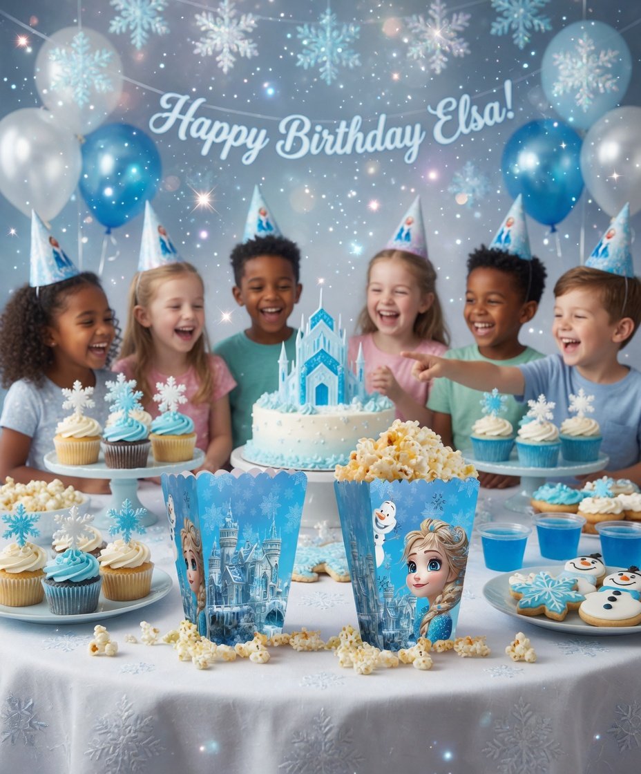 Mısır Kutusu Kar Prensesi / 8 Parça -Frozen