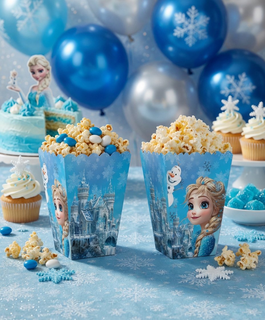 Mısır Kutusu Kar Prensesi / 8 Parça -Frozen