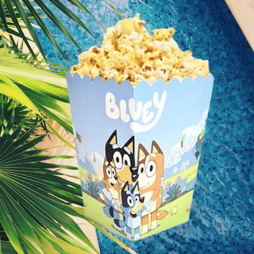 Mısır kutusu Pop corn 8 li BLUEY Temalı