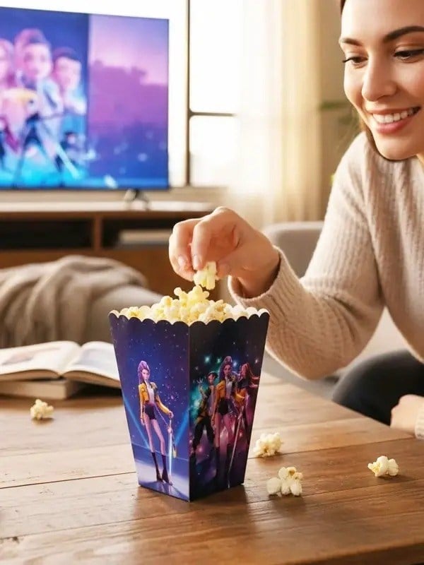 Mısır kutusu Pop corn 8 li K-POP HUNTERX