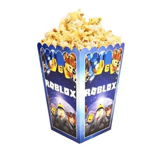 Mısır kutusu Pop corn 8 li ROBLOX Temalı Doğum Günü Parti malzemesi