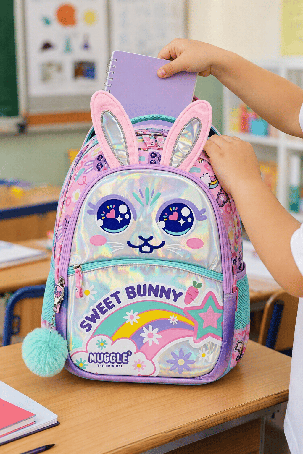 MUGGLE mu-9098 BUNNY Kol.İlkokul Çantası