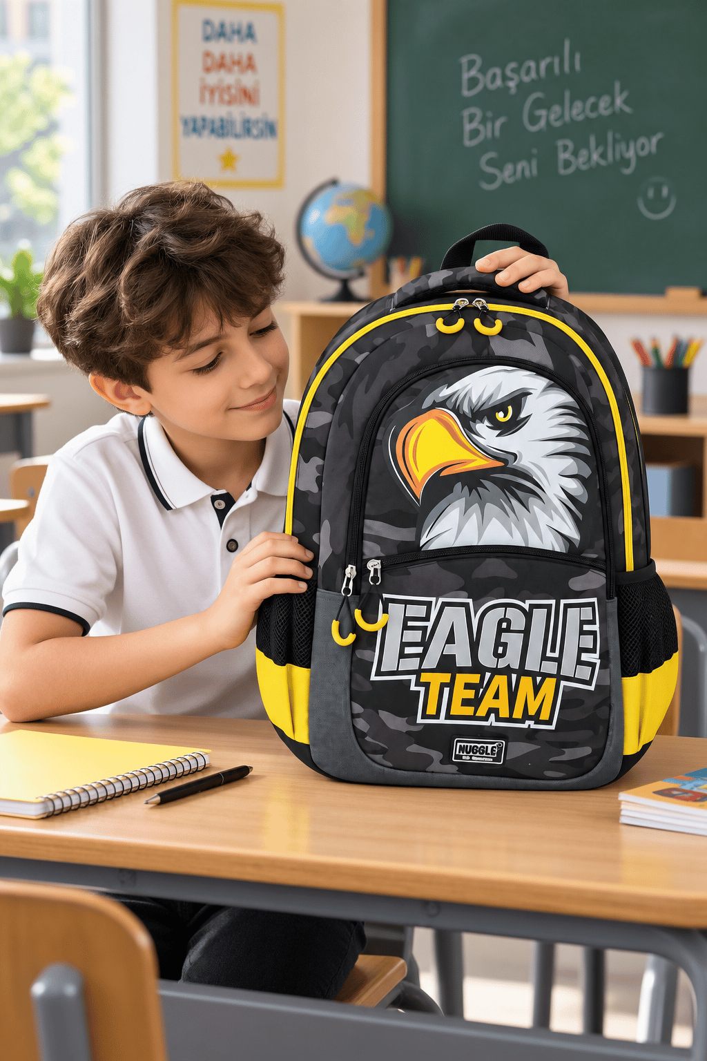 MUGGLE mu-9156 EAGLE Kol. İlkokul Çantası