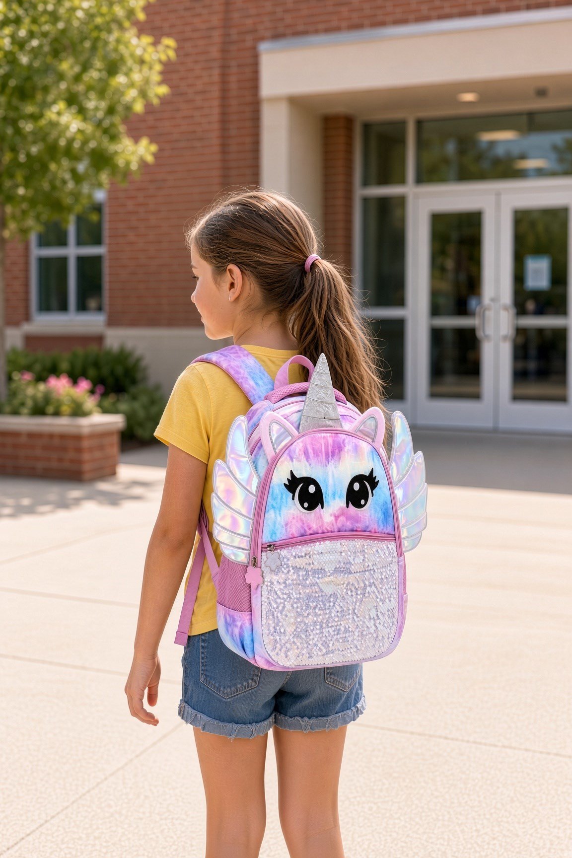 MUGGLE Wings Unicorn Okul Sırt Çantası MU-9088