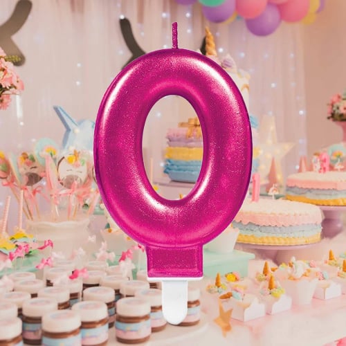 Mum FUŞYA ışıltılı 0 YAŞ KOYU PEMBE