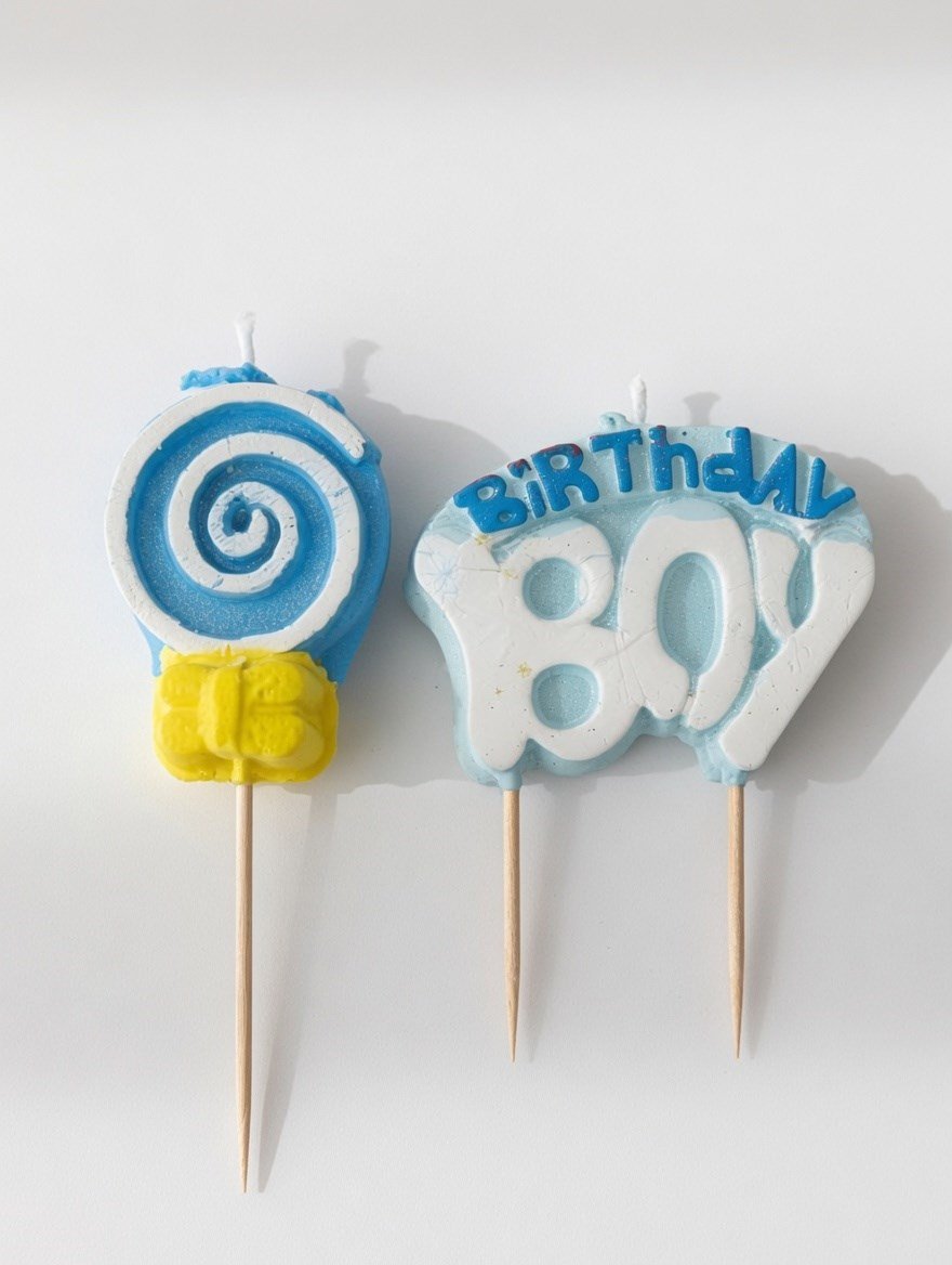 Mum MAVİ birthday boy şekerli