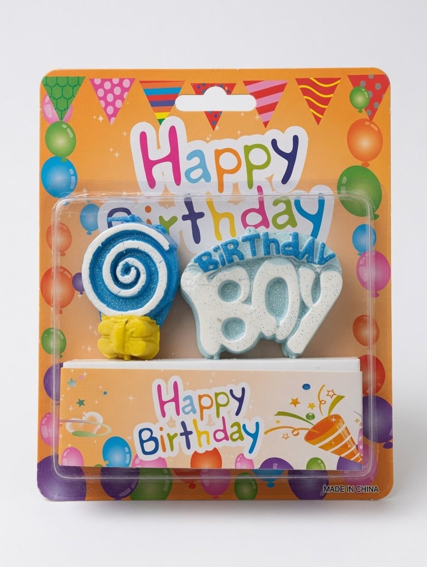 Mum MAVİ birthday boy şekerli