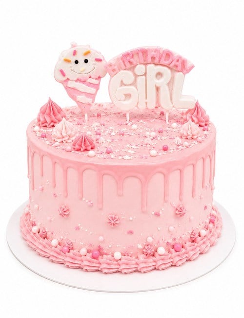 Mum MAVİ birthday Girl  dondurmalı
