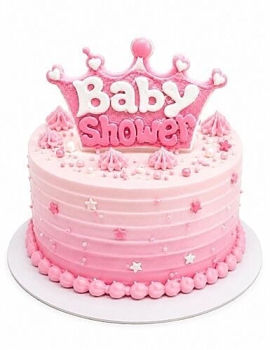 Mum Model Baby Shower Pembe yazılı