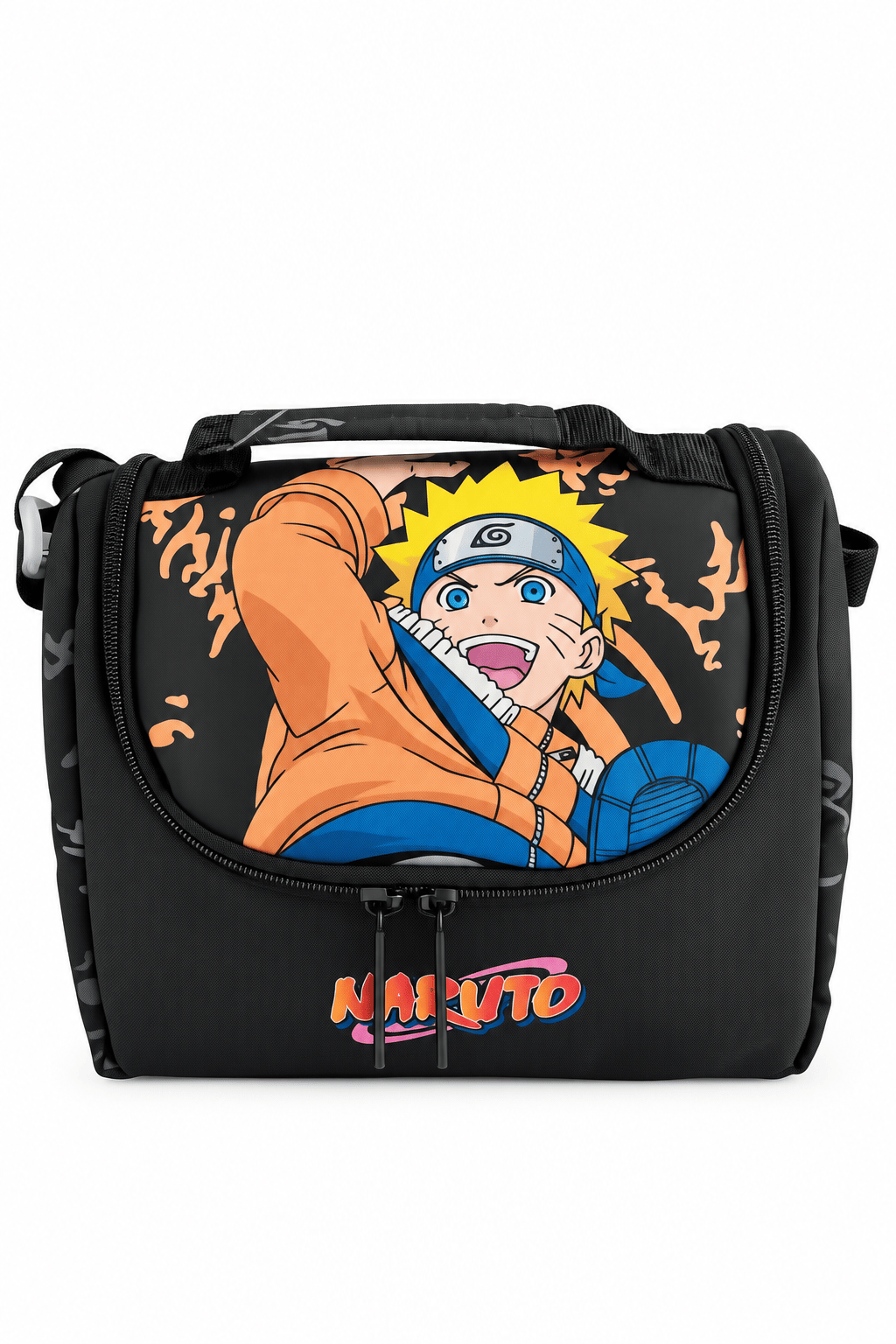 Naruto Termoslu Beslenme Çantası Çocuk Okul Yemek Çantası Günlük Kullanım 24x22x10 cm