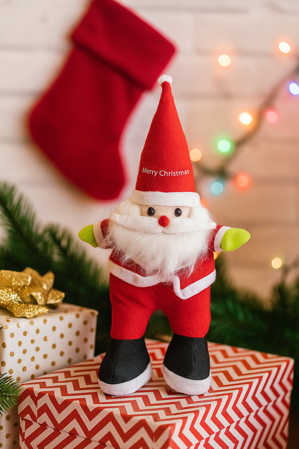 Noel Baba Peluş Oyuncak 50cm