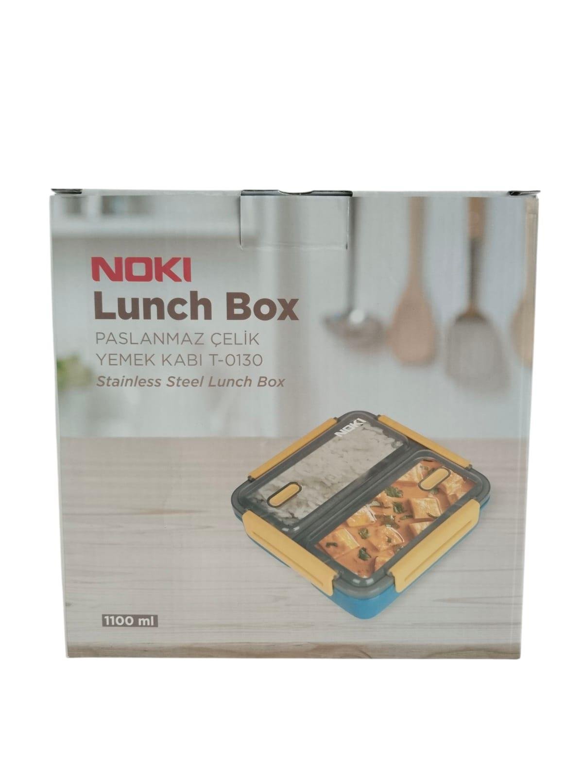 Noki Kids P.Çelik Yemek Kabı 1100 ML Çift Bölmeli