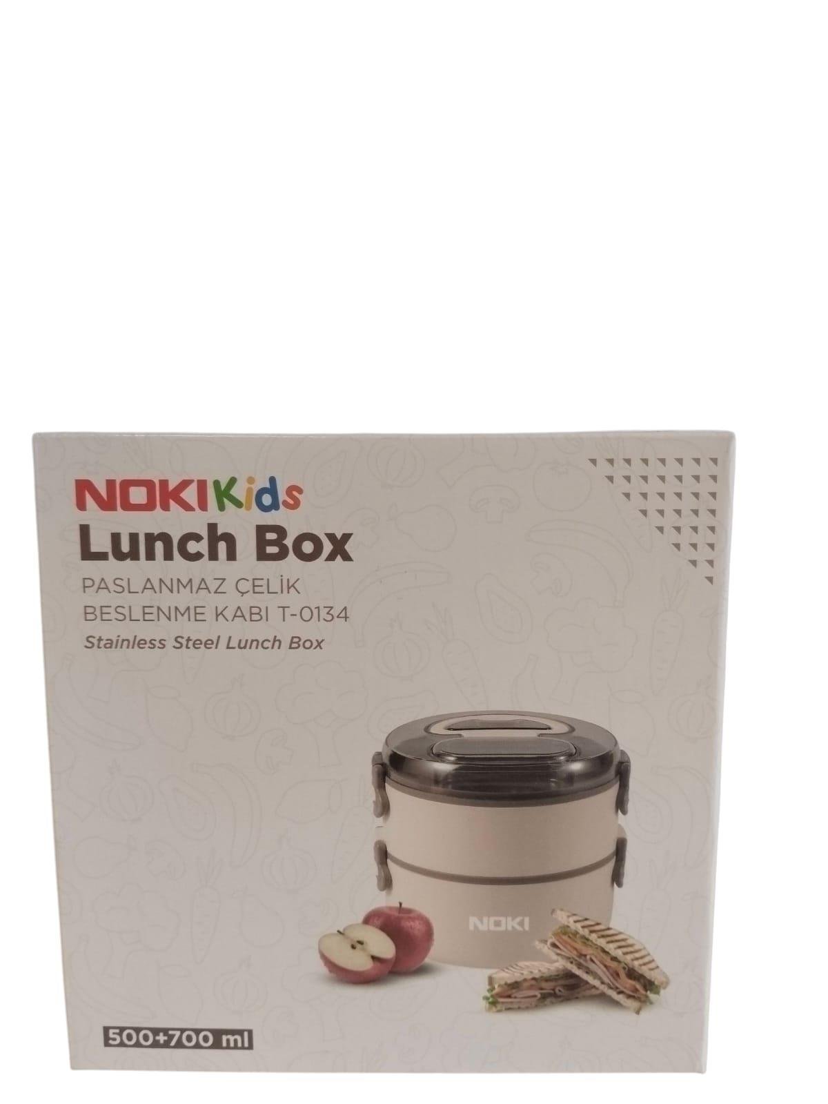 Noki Kids Paslanmaz Çelik Beslenme Kabı 1200 ML Çift Katlı