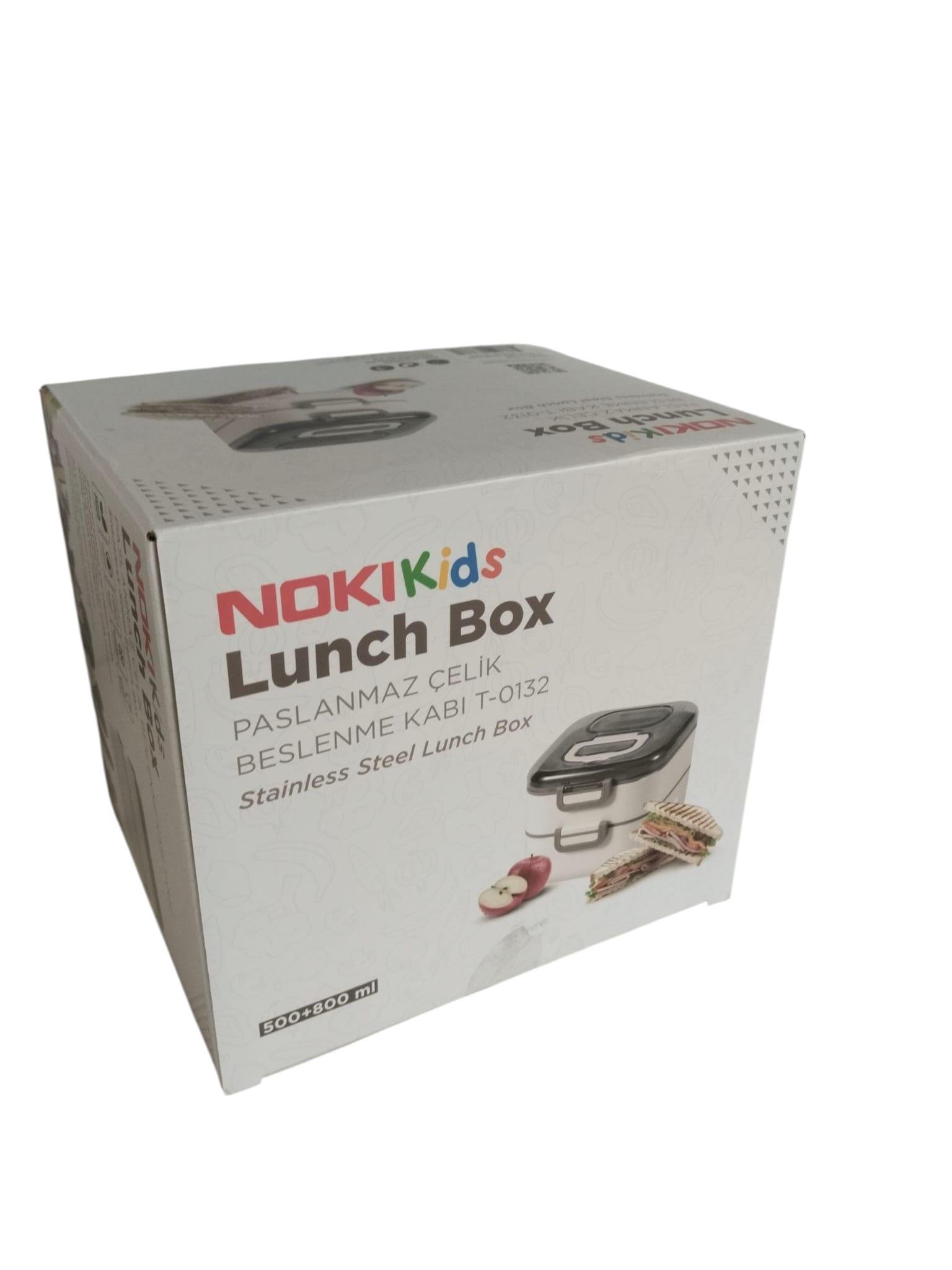 Noki Kids Paslanmaz Çelik Beslenme Kabı 1300 ML Çift Katlı