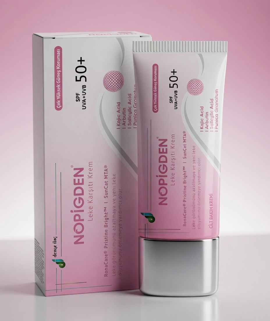 Nopigden Leke Karşıtı Krem Güneş Koruyuculu 50ml