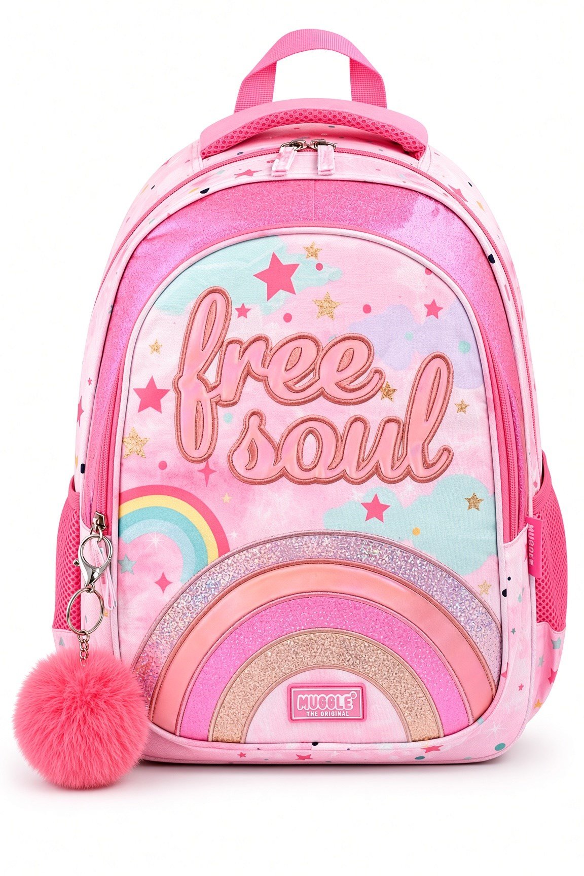 Okul çantası Muggle MU-9060 Glitter Rainbow