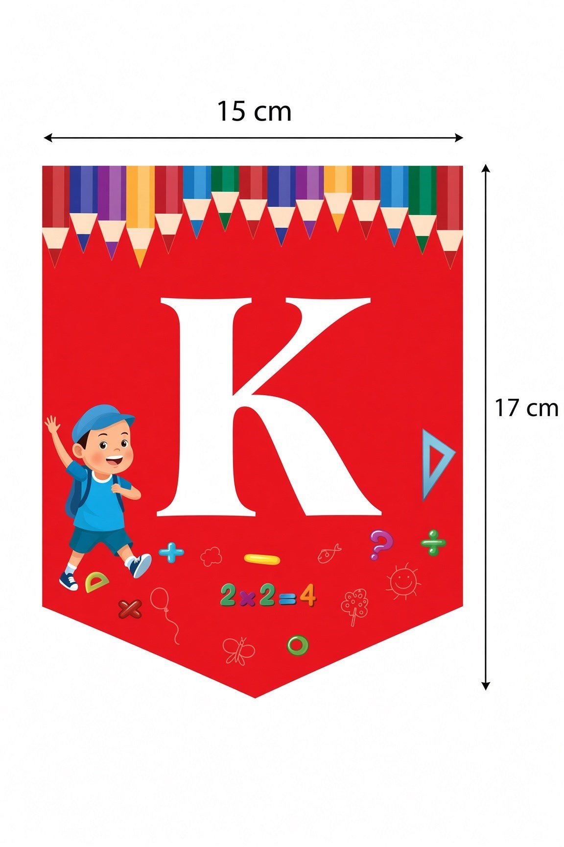 OKULUMDA İLK GÜNÜM rengarenk Kağıt banner