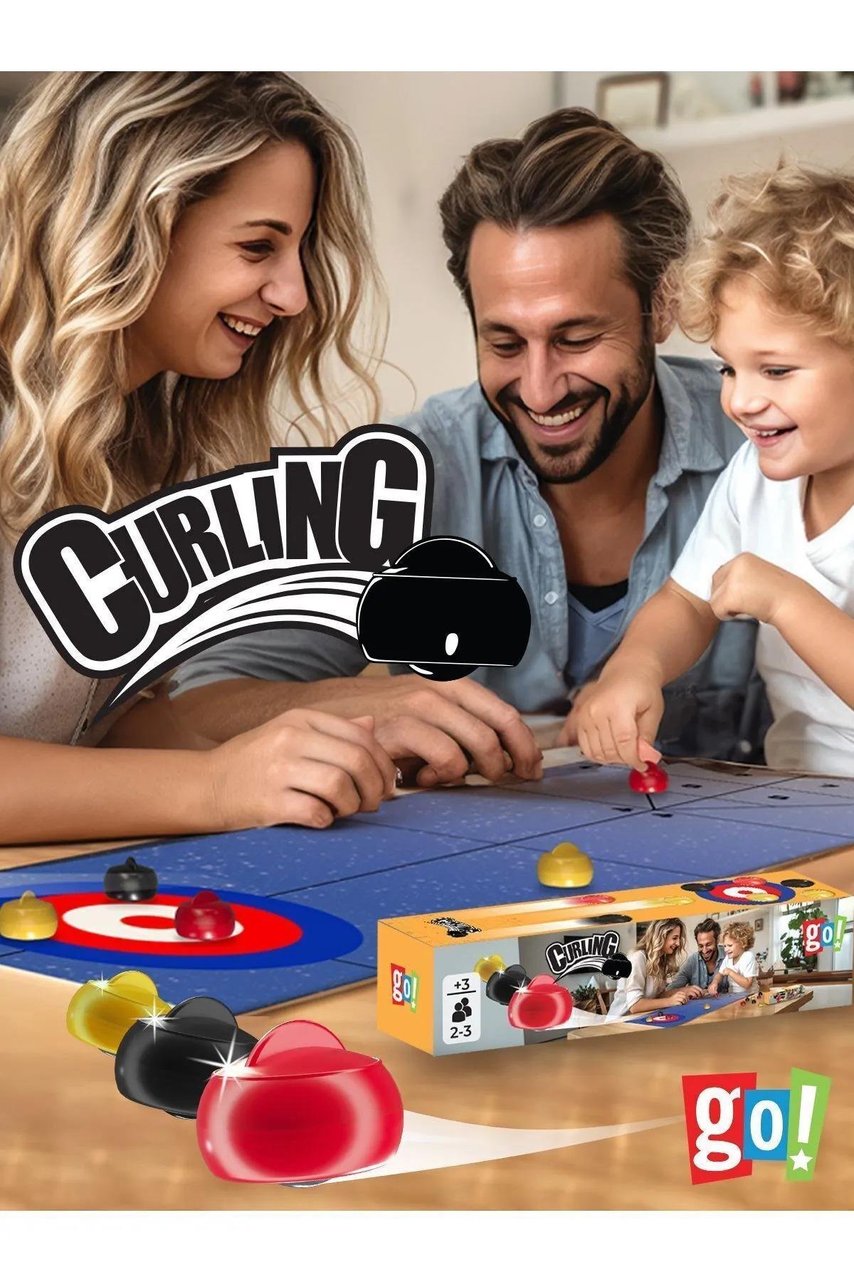 Onur Puzzle KS Games 251144 Curling Game-Körling oyunu disk itekleme kaydırma oyunu