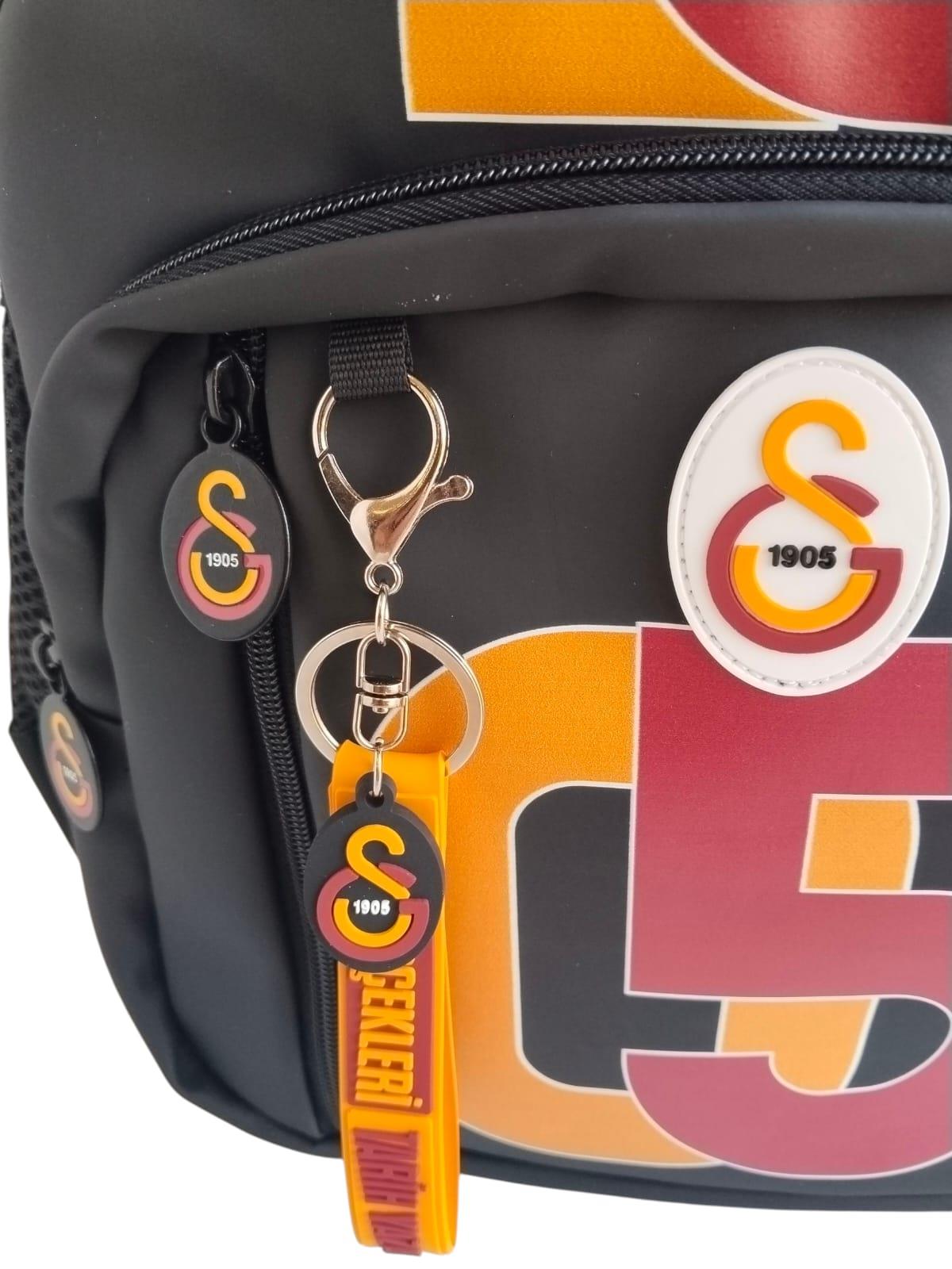 Orijinal Galatasaray 1905 Anahtarlıklı Suni Deri Okul Sırt Çantası