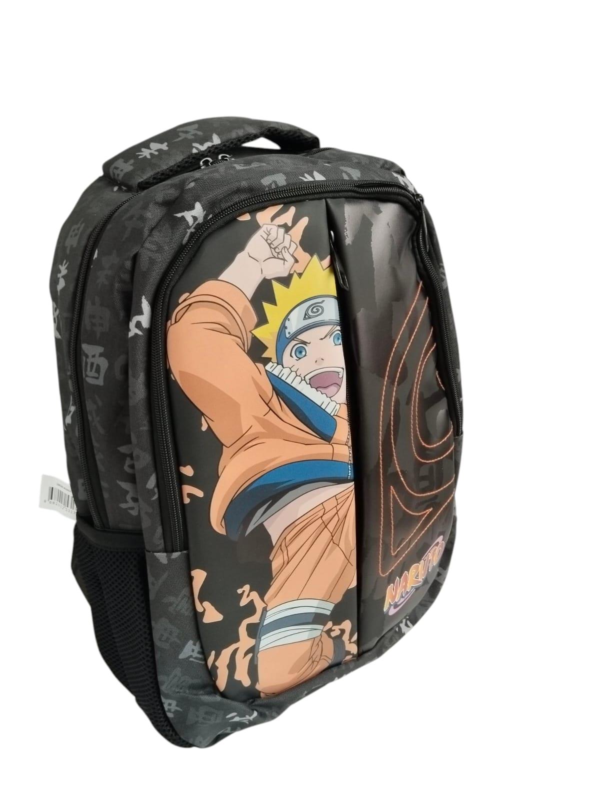 Orijinal Lisanslı Naruto Ön Yüzü Suni Deri Okul Sırt Çantası 3130