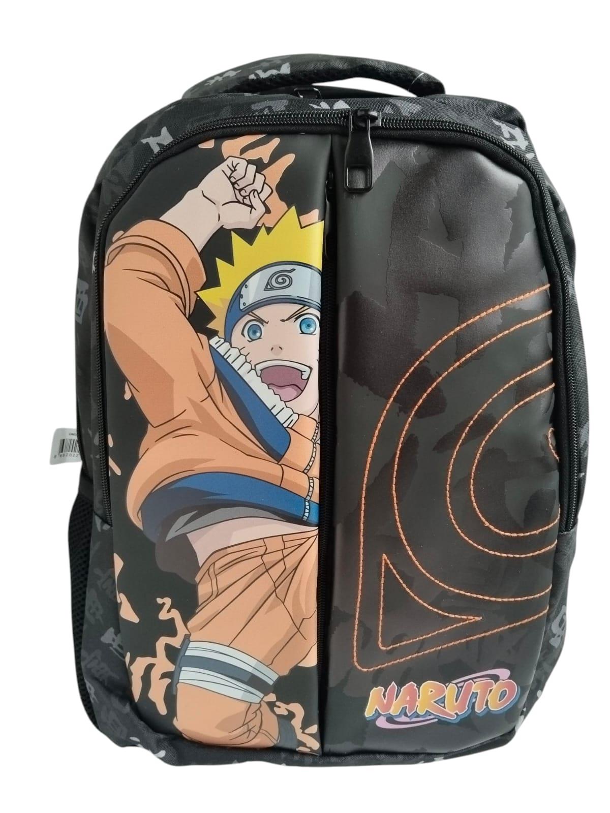 Orijinal Lisanslı Naruto Ön Yüzü Suni Deri Okul Sırt Çantası 3130