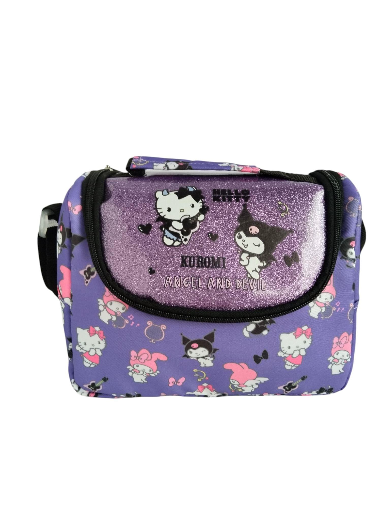 Orjinal Lisanslı Hello Kitty friends  Kuromi Beslenme Çantası Isı Yalıtımlı Termal Mor 3261
