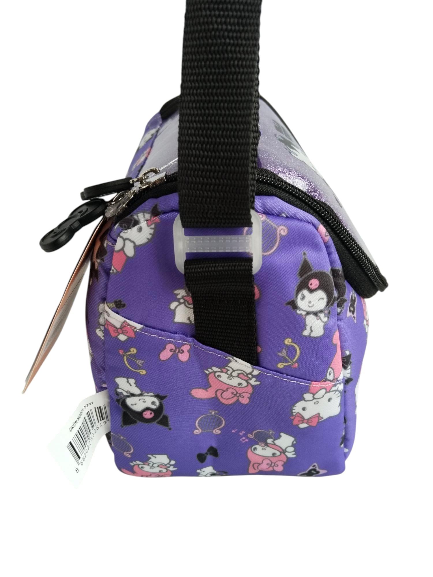 Orjinal Lisanslı Hello Kitty friends  Kuromi Beslenme Çantası Isı Yalıtımlı Termal Mor 3261